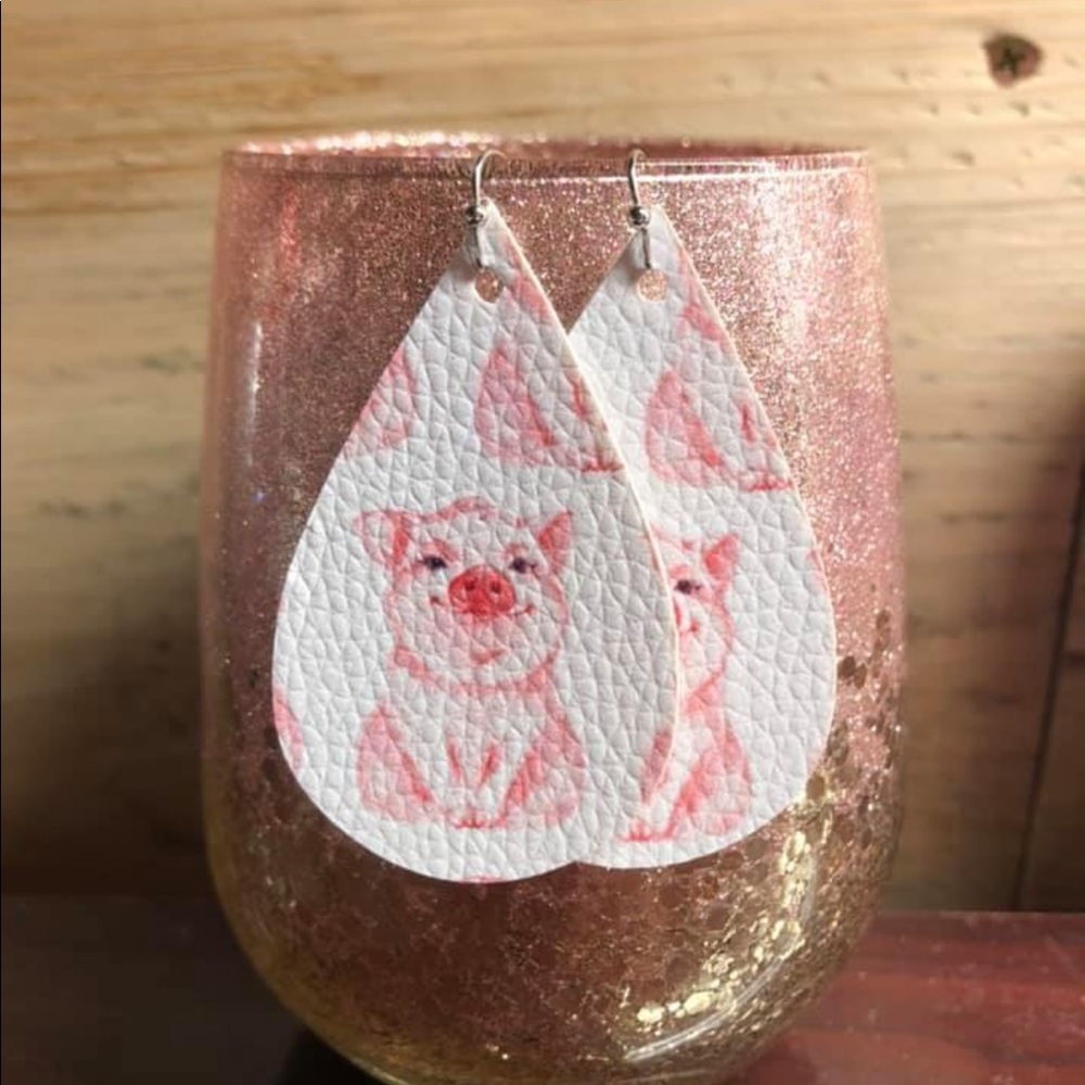 Leather Earings